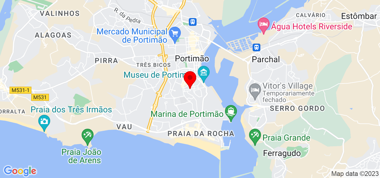 Tiago dos Santos - Faro - Portimão - Mapa