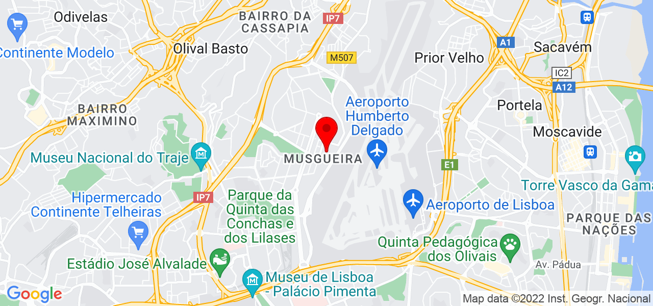 Maria Aparecida - Lisboa - Lisboa - Mapa