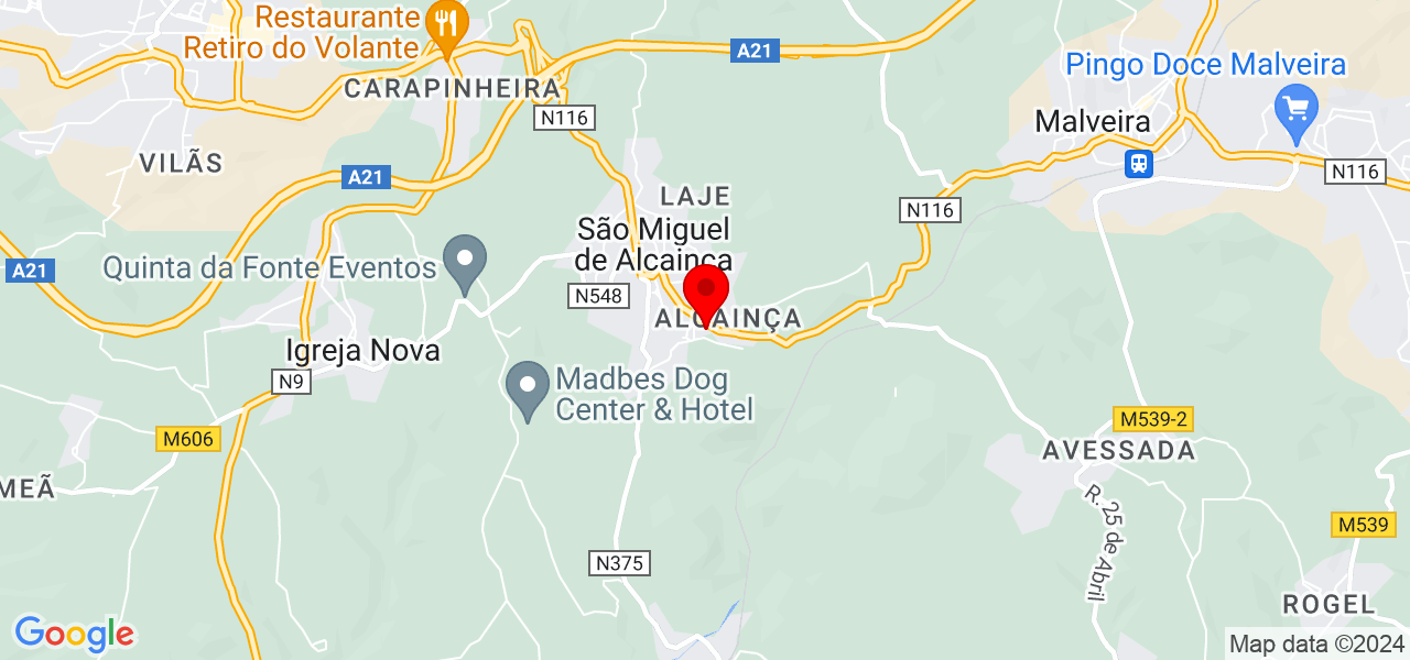 Ana Pires - Lisboa - Mafra - Mapa