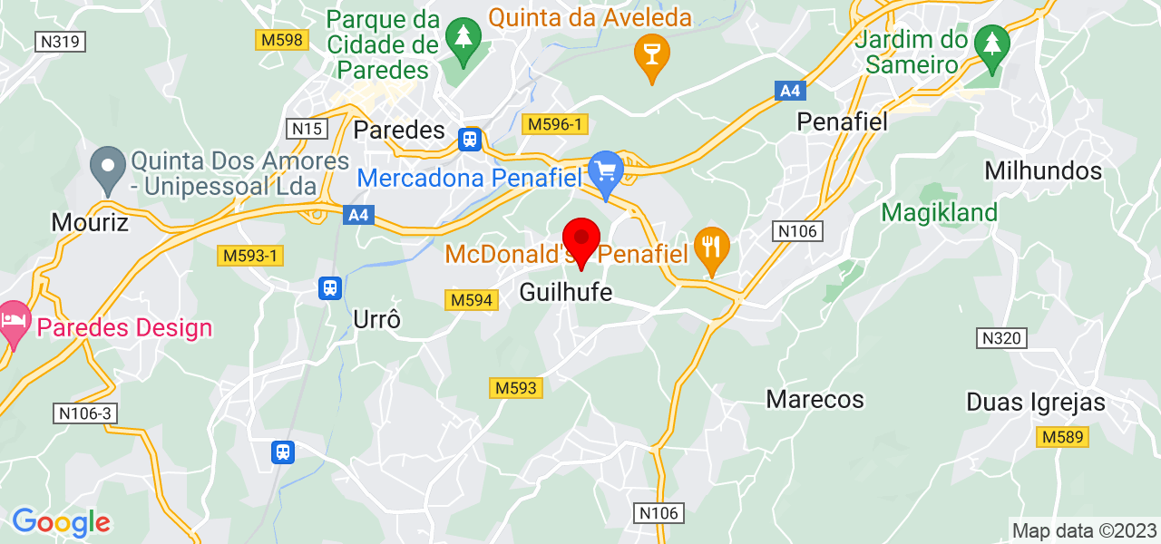 Catarina - Porto - Penafiel - Mapa