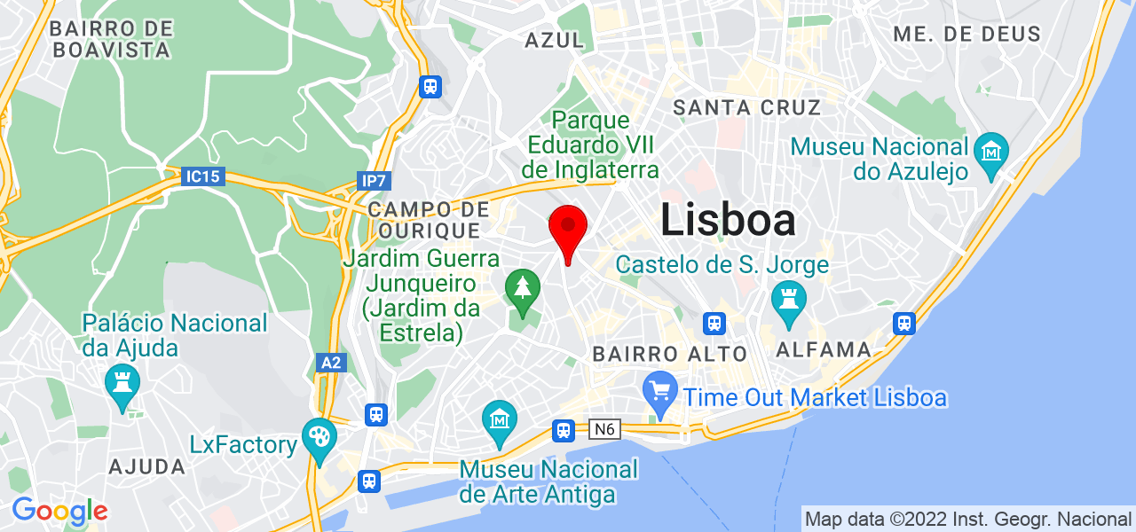 Projetos de arquitectura - Lisboa - Lisboa - Mapa
