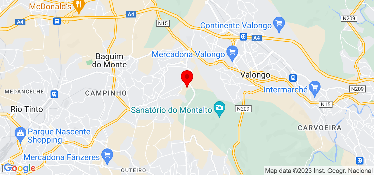 Bruno - Porto - Gondomar - Mapa