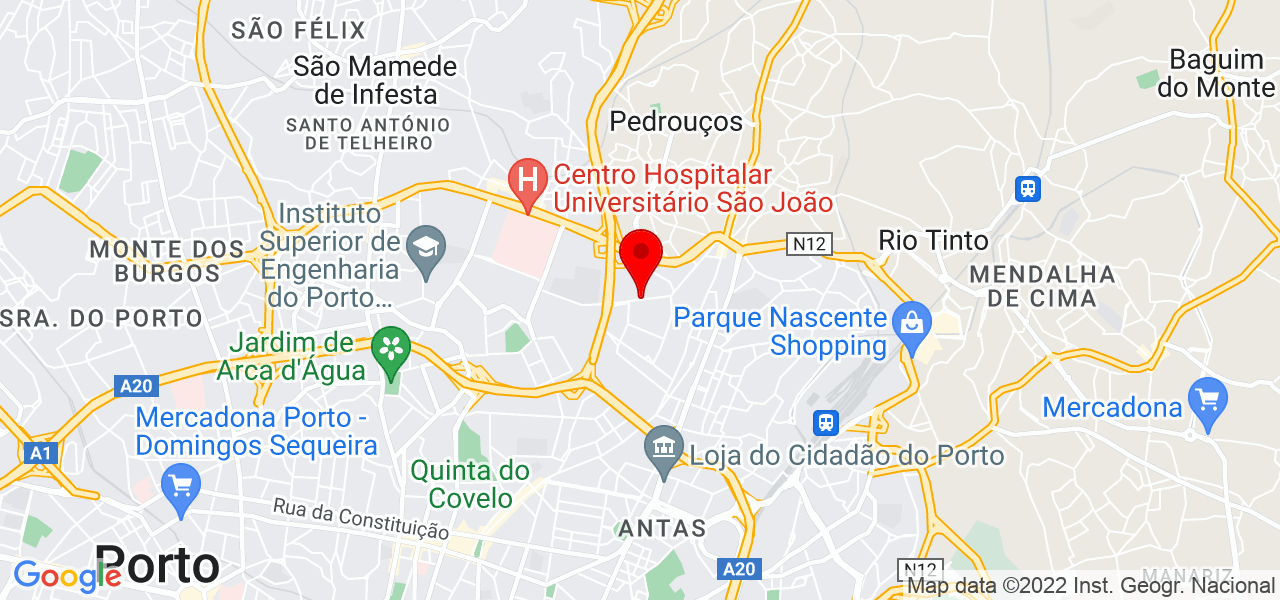 OPO Engenharia e Consultoria - Porto - Porto - Mapa
