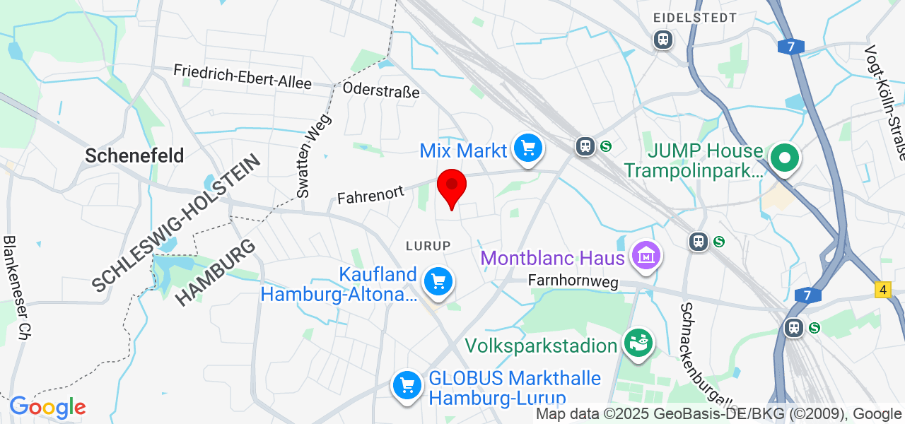 gent - Hamburg - Hamburg - Karte