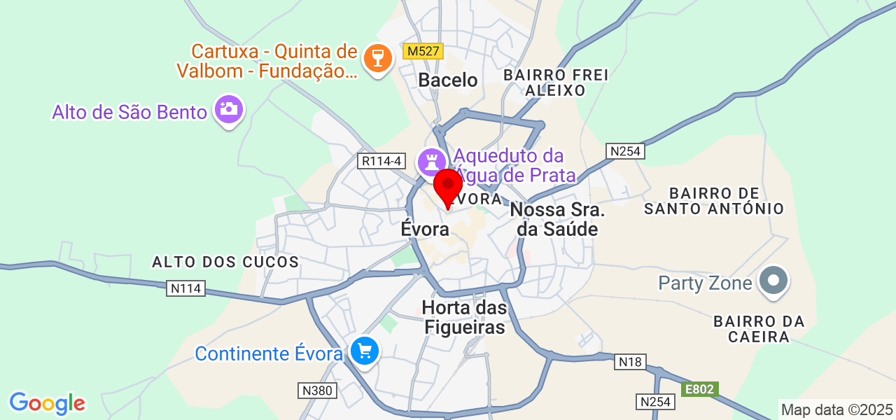 Jorge Andres Benavides Carrera - Évora - Évora - Mapa