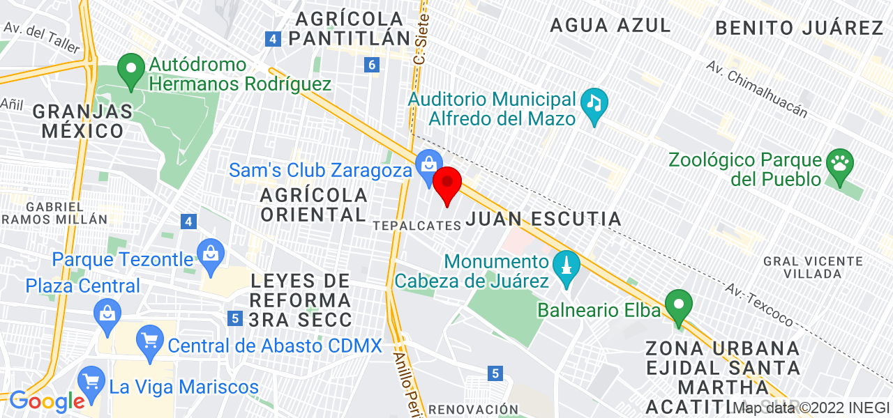 Erick Flores - Ciudad de Mexico - Iztapalapa - Mapa