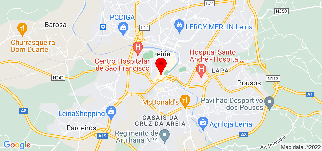 Marco Duarte Solicitador - Leiria - Leiria - Mapa