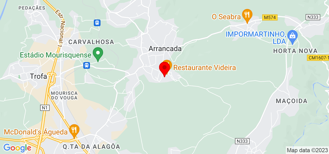 Francisca Costa - Aveiro - Águeda - Mapa