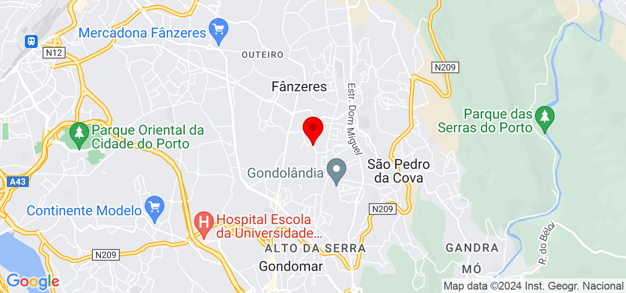 Andreia - Porto - Gondomar - Mapa