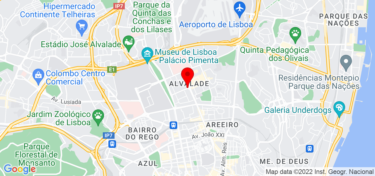 Miguel Vieira - Lisboa - Lisboa - Mapa