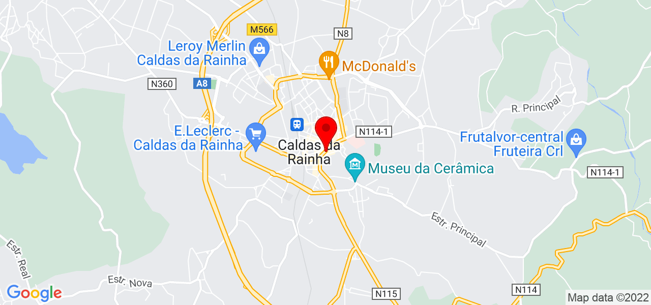 Leandro Cordeiro - Leiria - Caldas da Rainha - Map