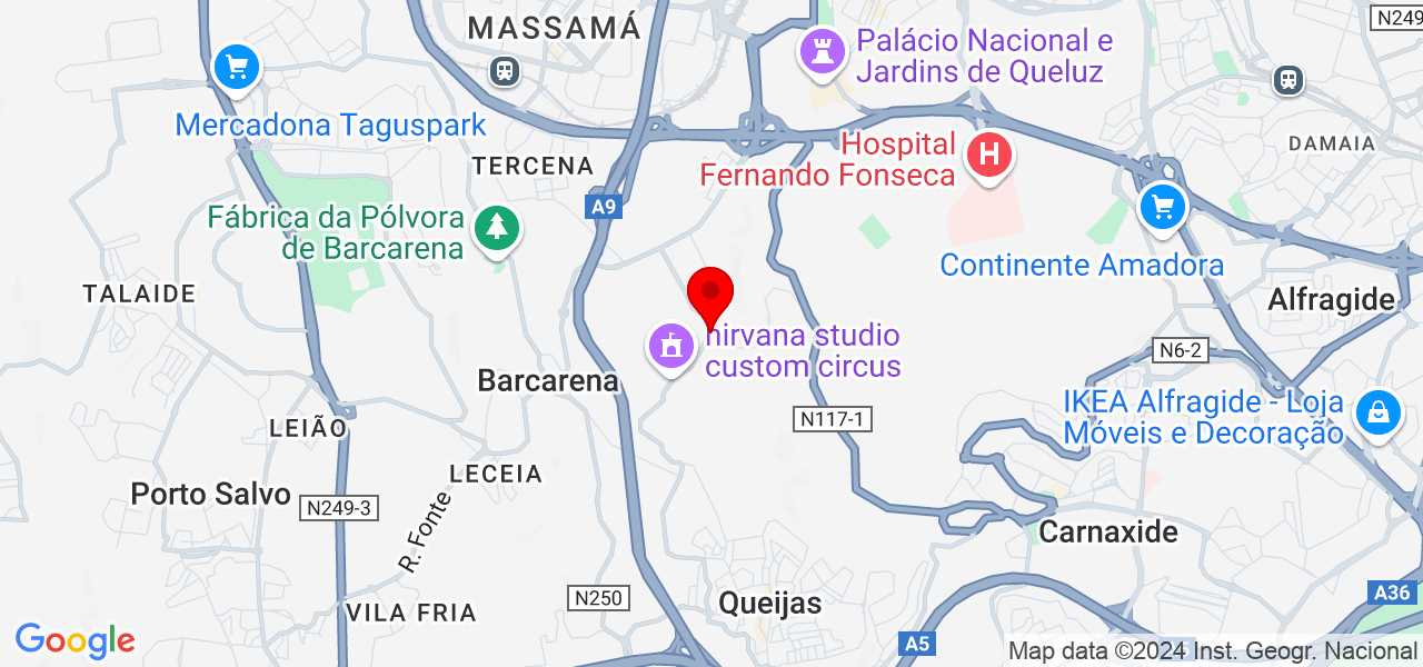 Daiana - Lisboa - Oeiras - Map