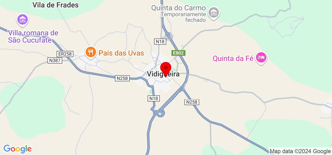 Simone - Beja - Vidigueira - Map