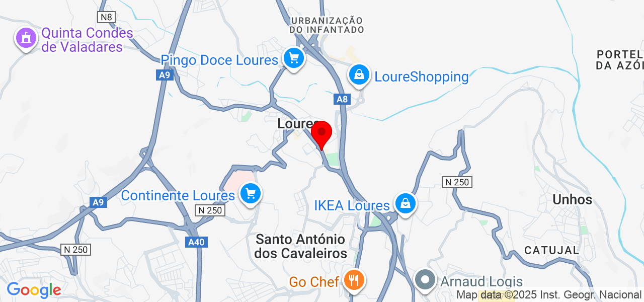 Jessica Sequeira - Lisboa - Loures - Karte