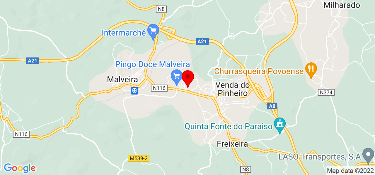 Fernando Pereira da Silva - Lisboa - Mafra - Mapa