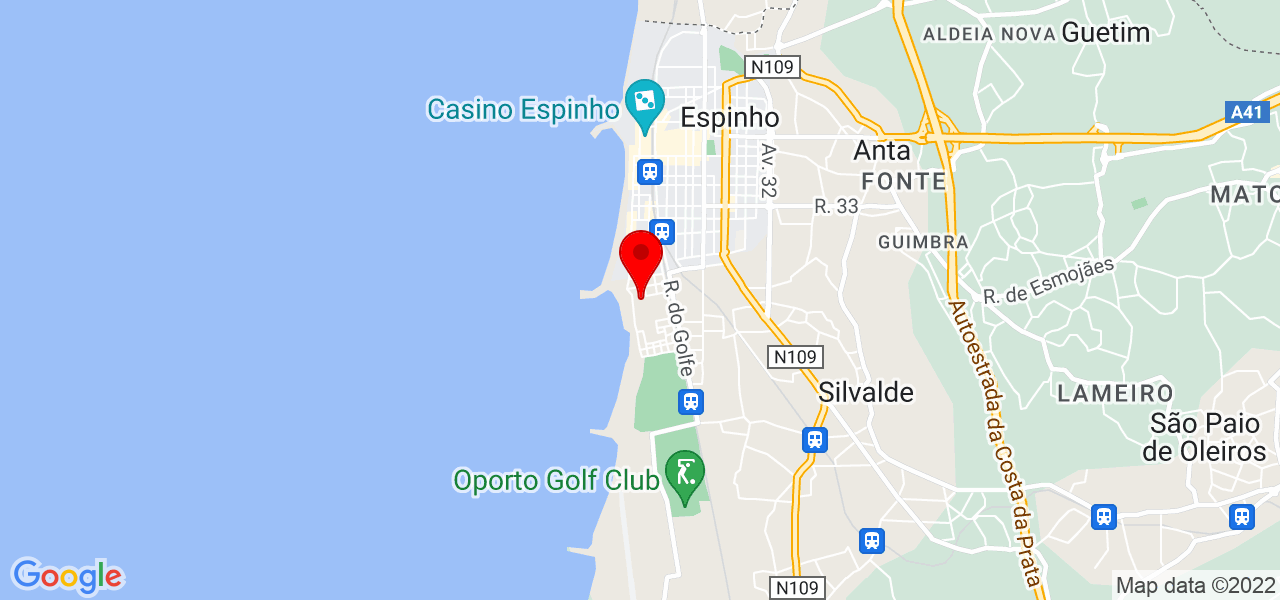 Paulo Barbosa - Aveiro - Espinho - Mapa