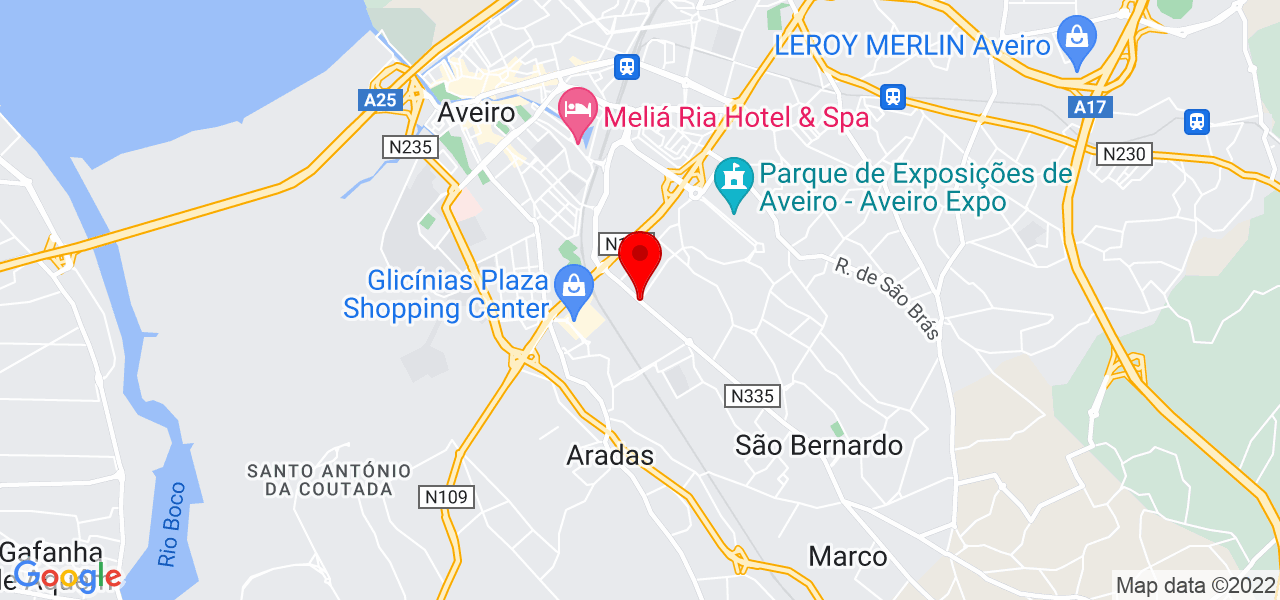 Luana Sim&otilde;es - Aveiro - Aveiro - Mapa
