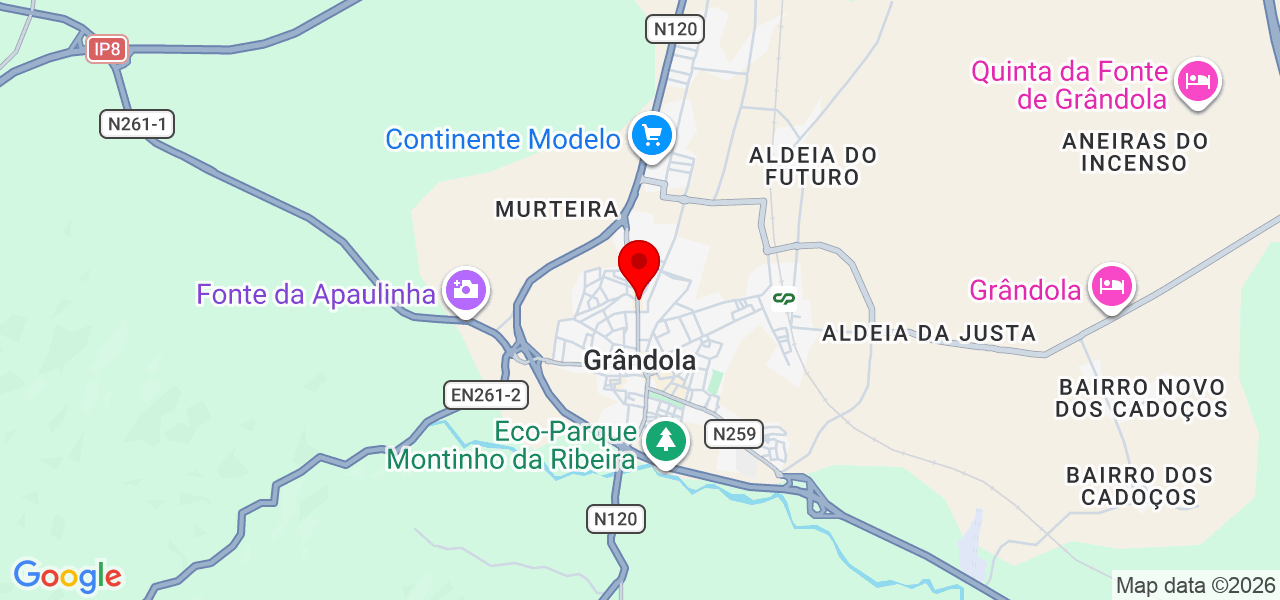 Sofia - Setúbal - Grândola - Mapa