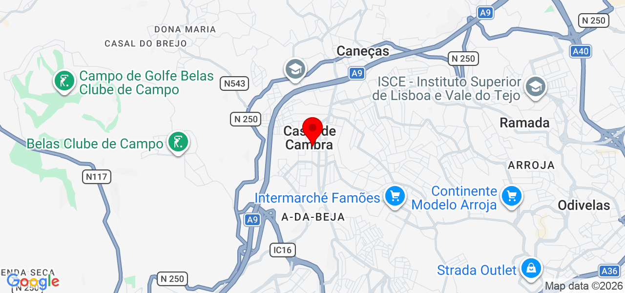 Itamar campos - Lisboa - Sintra - Map