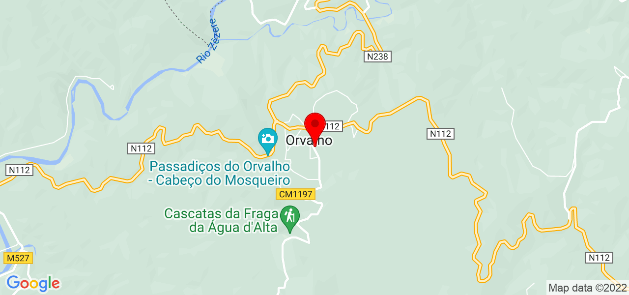 Florbela - Castelo Branco - Oleiros - Mapa