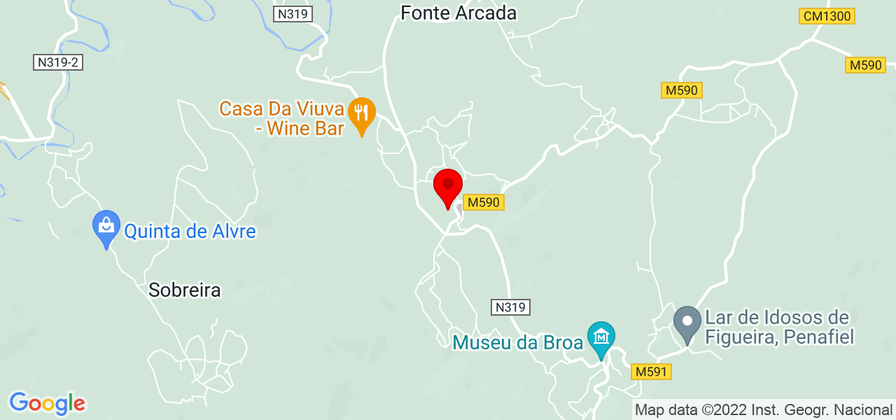 Alessandra da Silva Barbosa - Porto - Penafiel - Mapa