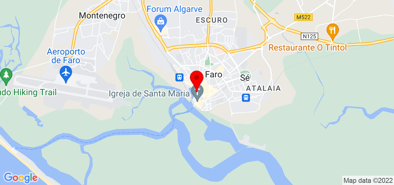 Educa&ccedil;&atilde;o de inf&acirc;ncia - Faro - Lagos - Mapa