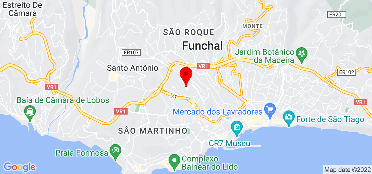 Márcia Andrade - Madeira - Funchal - Mapa