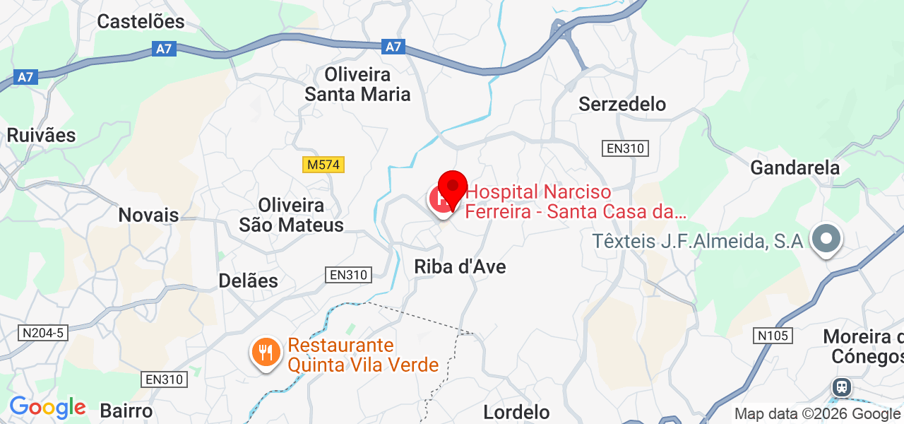 Renata Frada - Psicanálise Integrativa - Braga - Vila Nova de Famalicão - Map