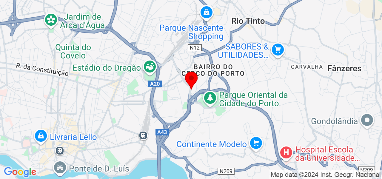 Luis Gonçalves - Porto - Porto - Mapa