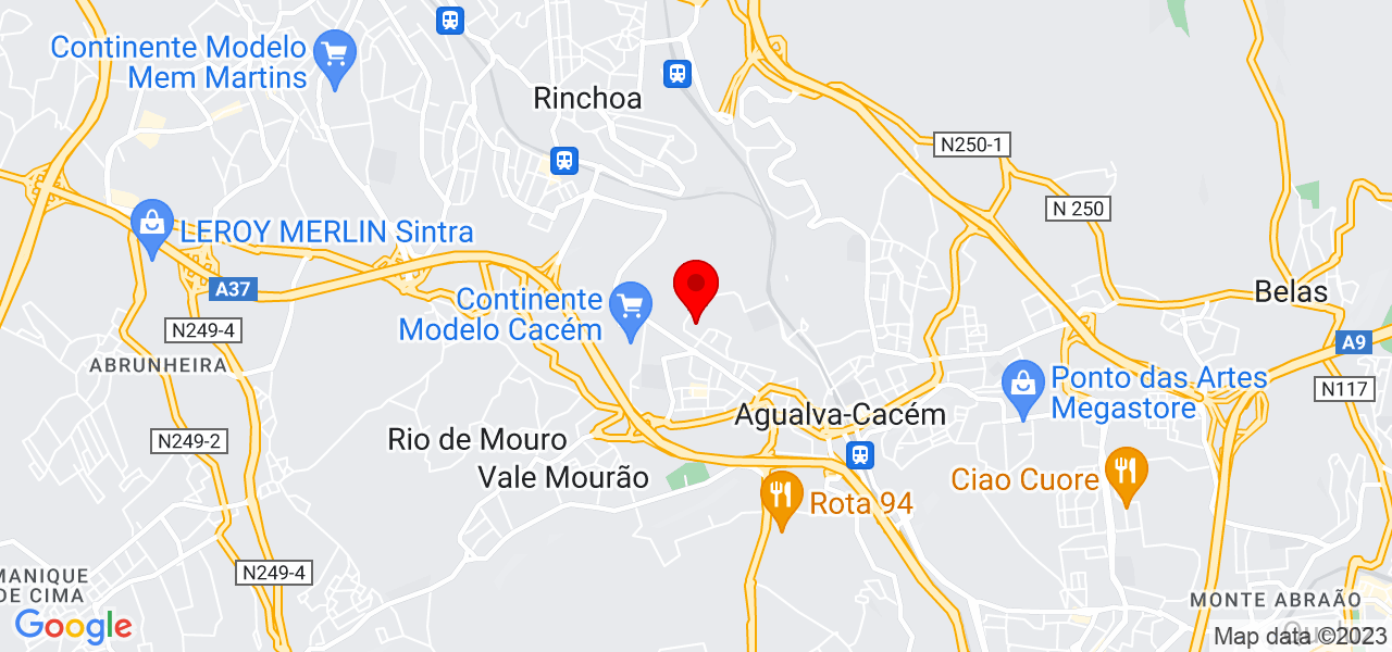 Maria Jos&eacute; Ramos - Lisboa - Sintra - Mapa