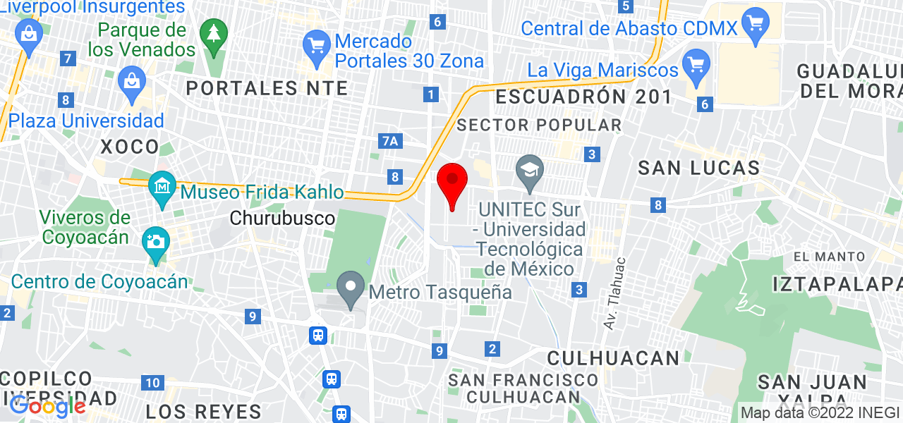 Demco Imagen - Ciudad de Mexico - Coyoacán - Mapa