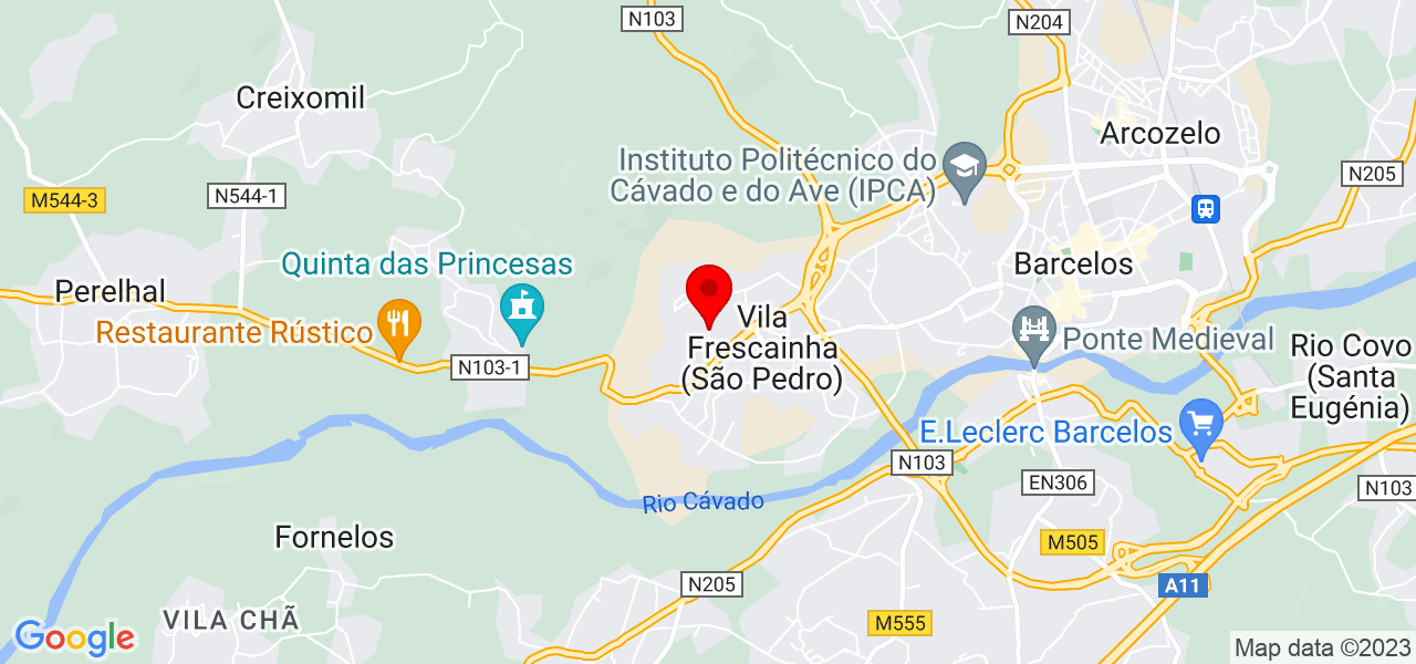 Isabel Santana - Porto - Marco de Canaveses - Map