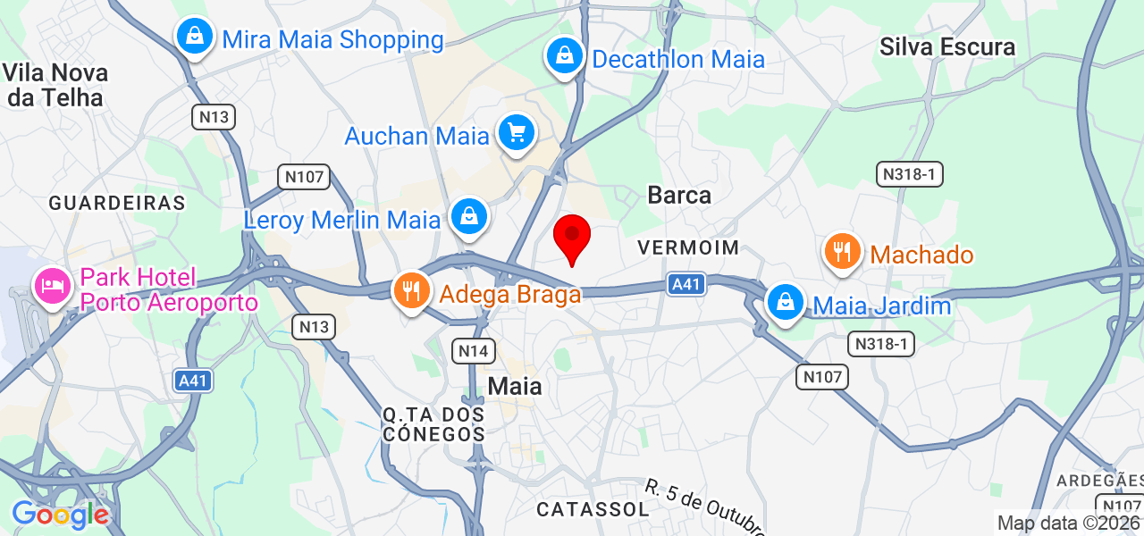 Cozypaws Pets Porto - Porto - Maia - Mapa