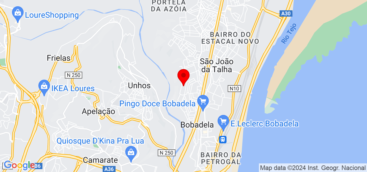 Leonilde Anna - Lisboa - Loures - Map