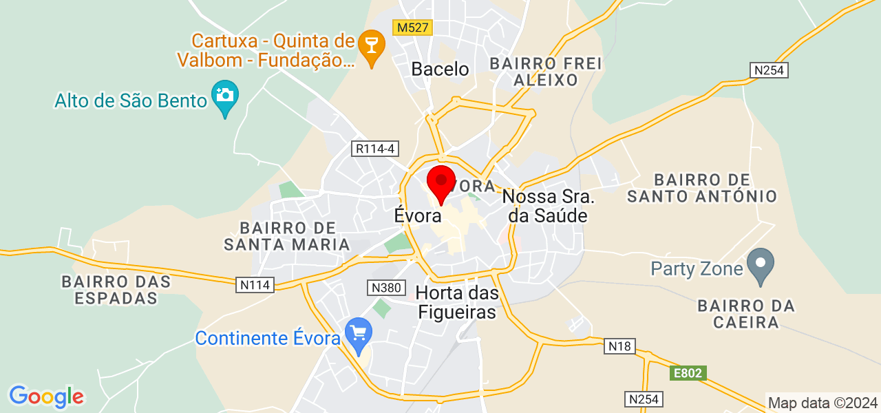 Thayssa Fonseca - Évora - Évora - Mapa