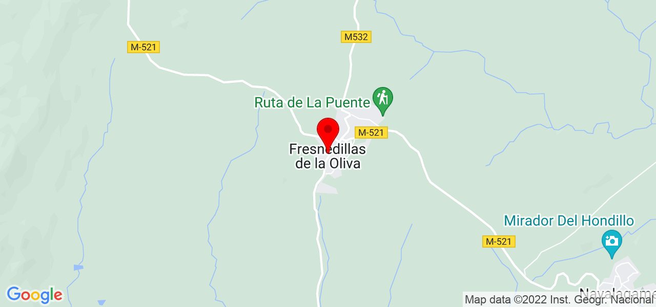 Ulyana - Comunidad de Madrid - Fresnedillas de la Oliva - Mapa