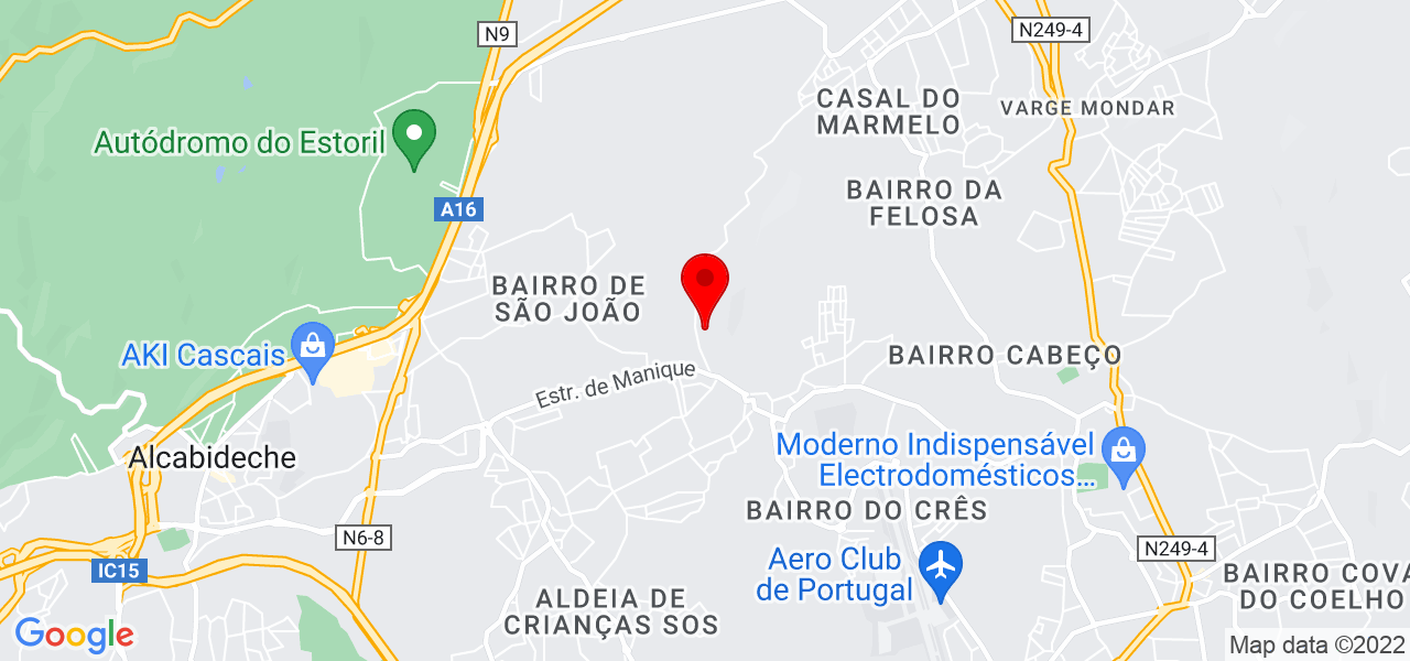 Cristina Dias - Lisboa - Cascais - Mapa