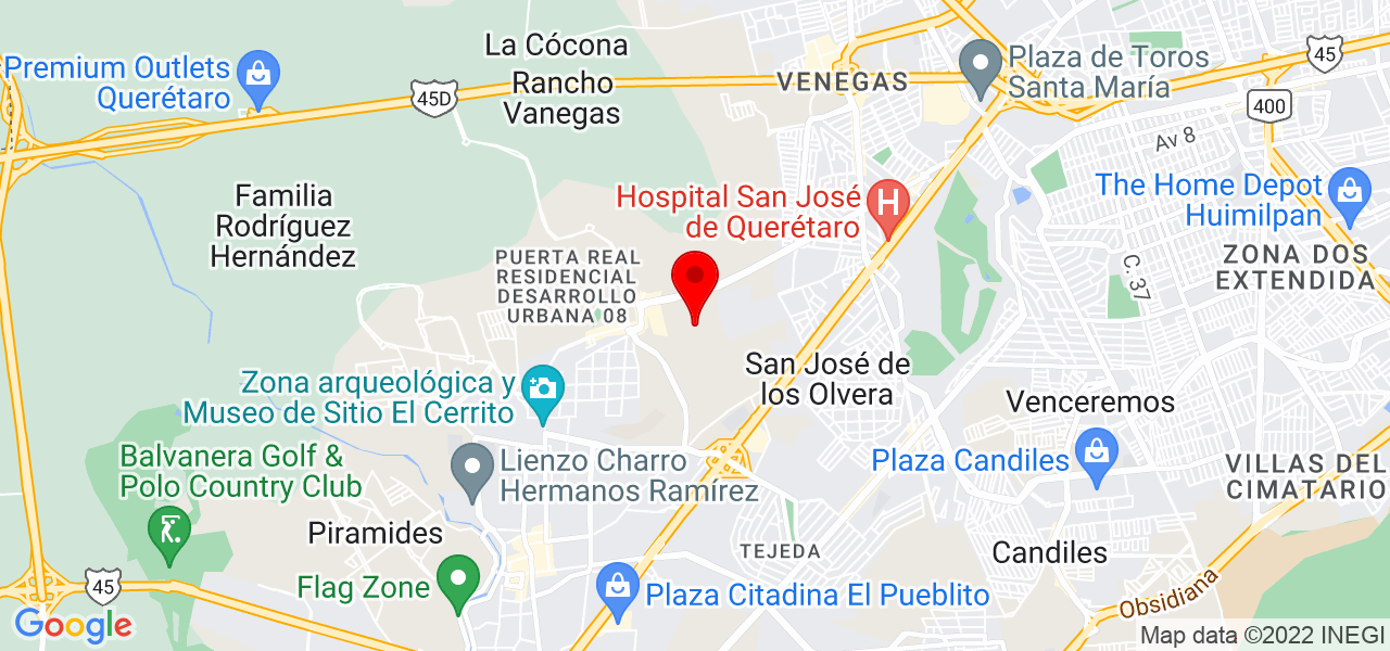 Boutique Chateau - Querétaro - Corregidora - Mapa
