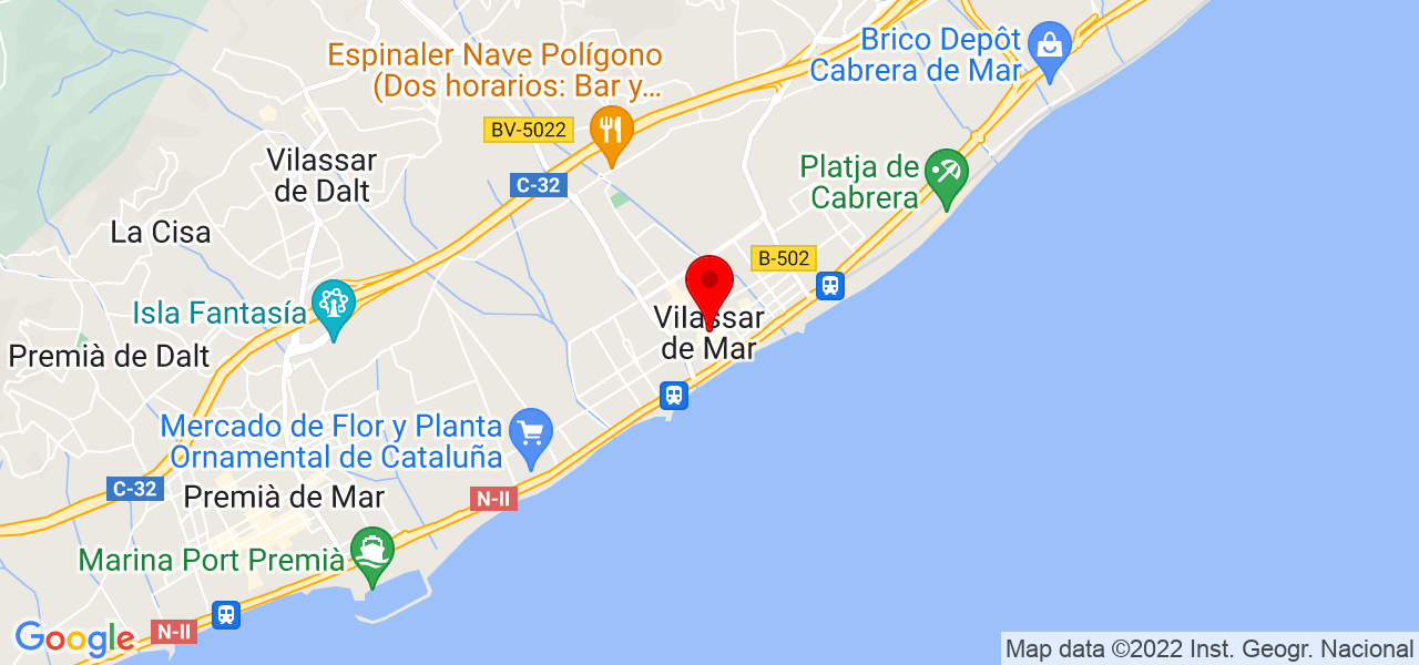 Anna Murillo - Cataluña - Vilassar de Mar - Mapa