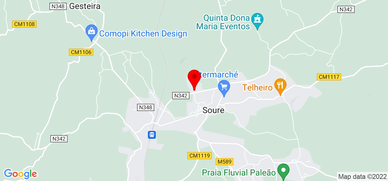 Angela - Coimbra - Soure - Mapa