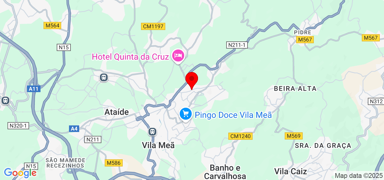 Cris Santos - Porto - Amarante - Mapa