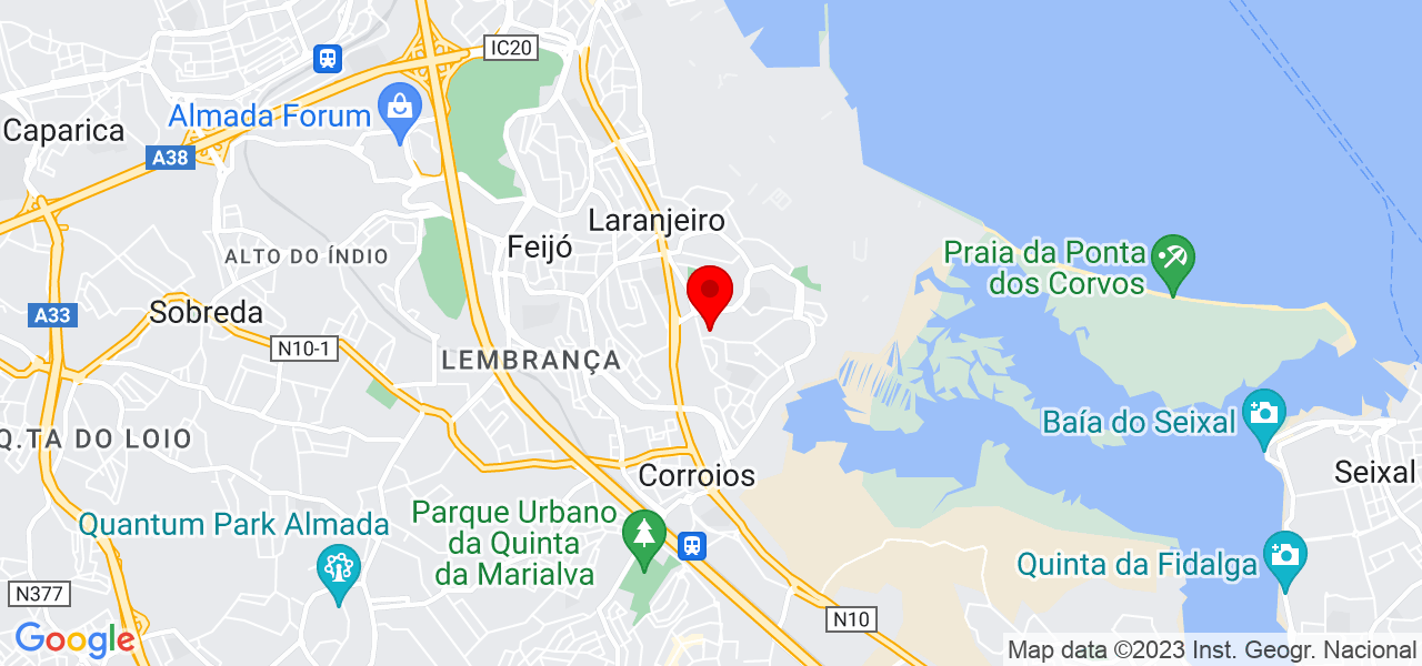 Lucas Zenicola - Setúbal - Seixal - Mapa