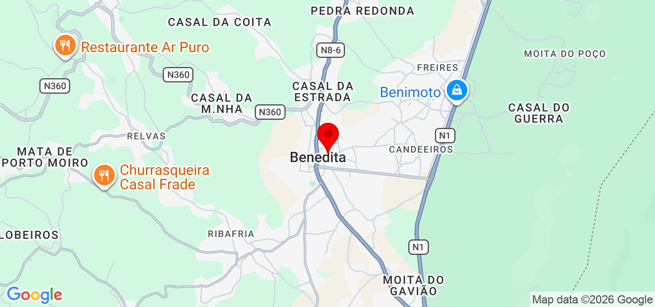 Vinicius andrade - Leiria - Alcobaça - Mapa