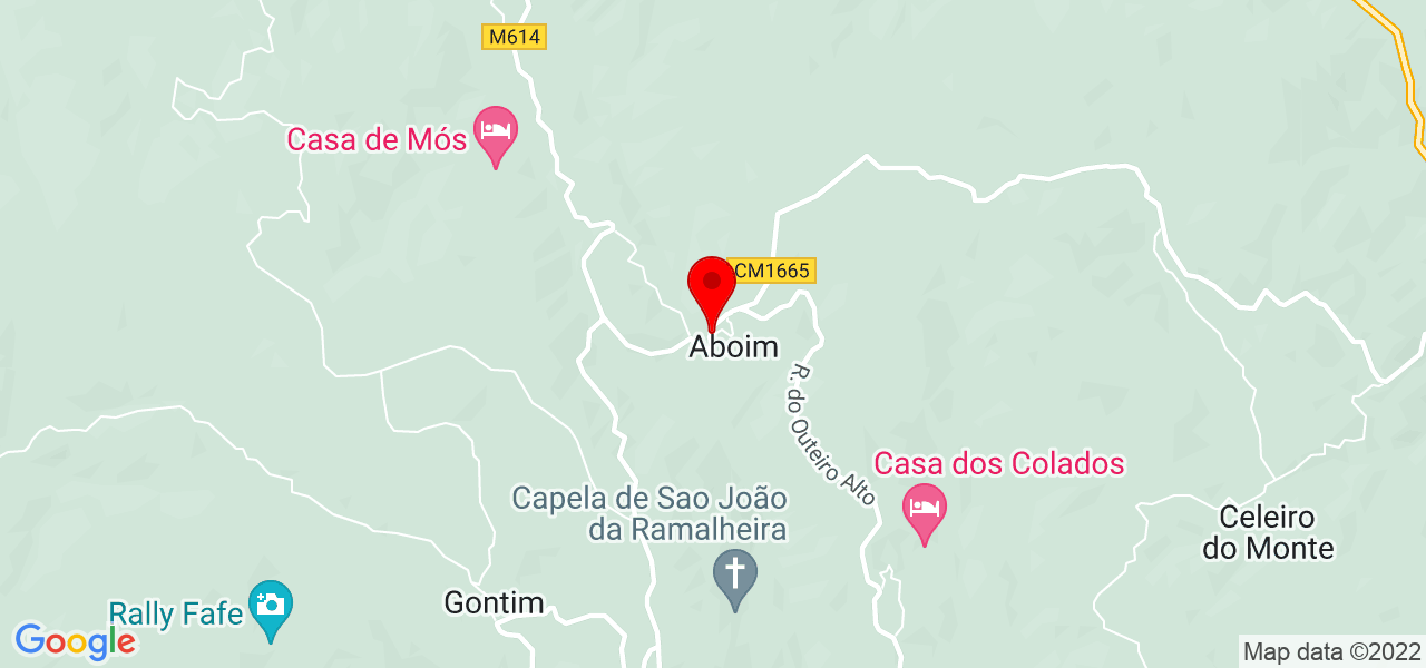 Jos&eacute; Marinho - Braga - Fafe - Mapa