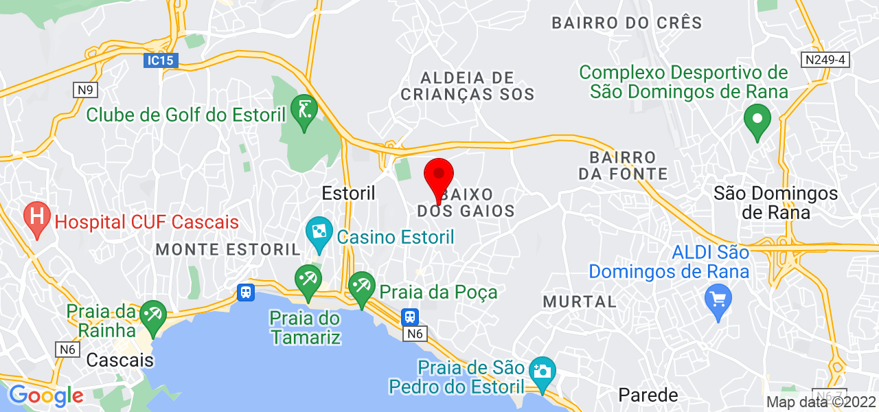 Camale&atilde;o Invisible Design - Lisboa - Cascais - Mapa