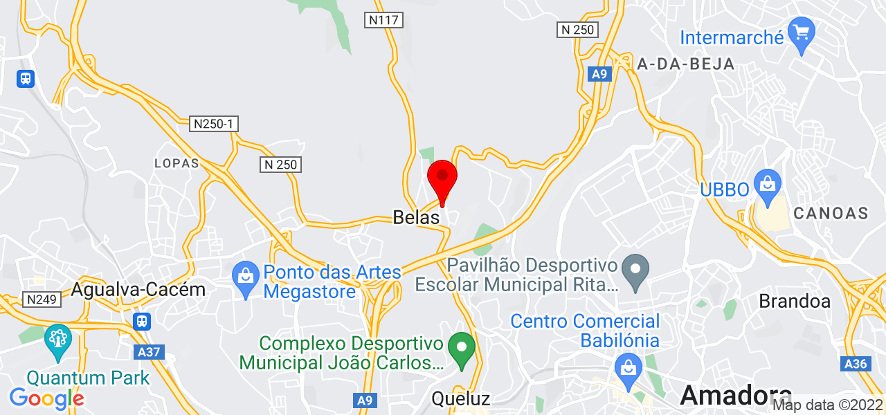 F. HANDS - Lisboa - Sintra - Mapa
