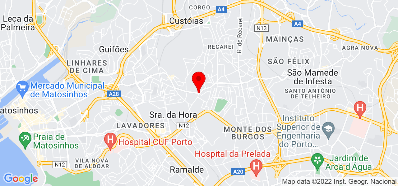 Engemil Soc. de Constru&ccedil;&otilde;es lda - Porto - Matosinhos - Mapa