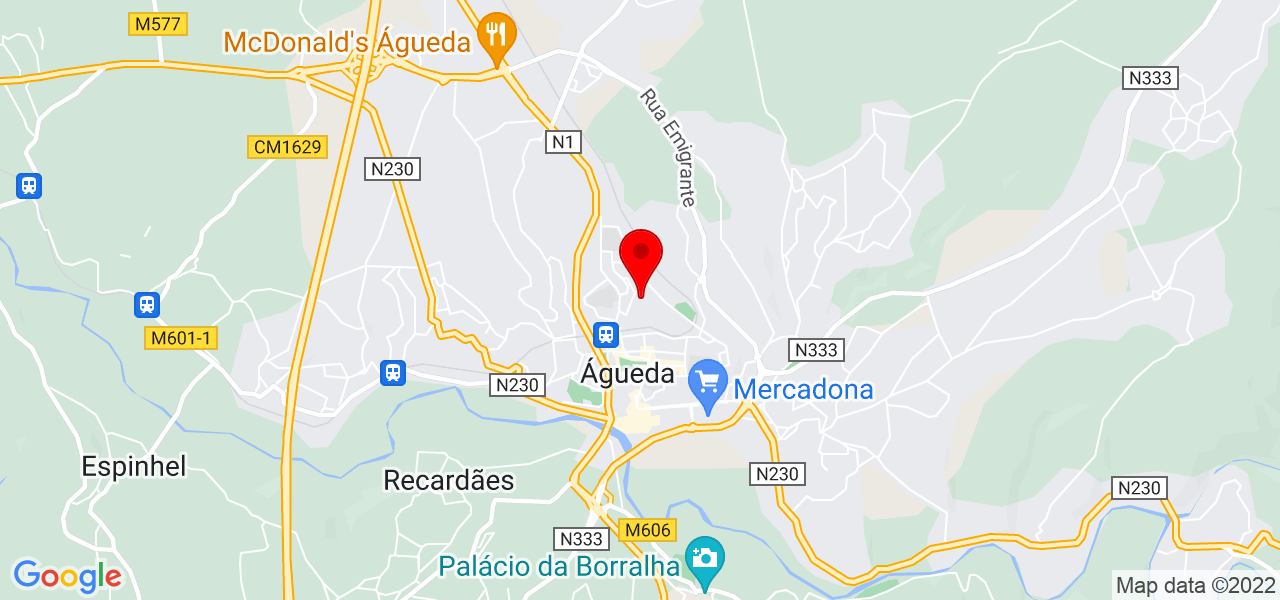 Joana - Aveiro - Águeda - Mapa