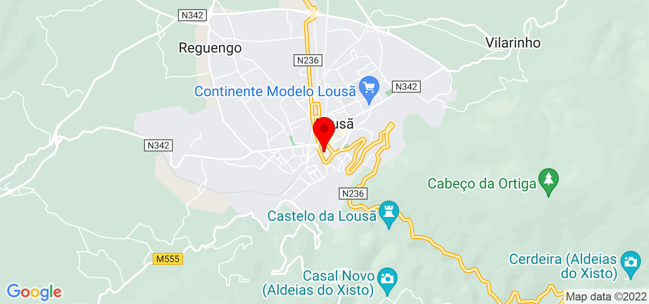 Ricardo Marques - Coimbra - Lousã - Mapa
