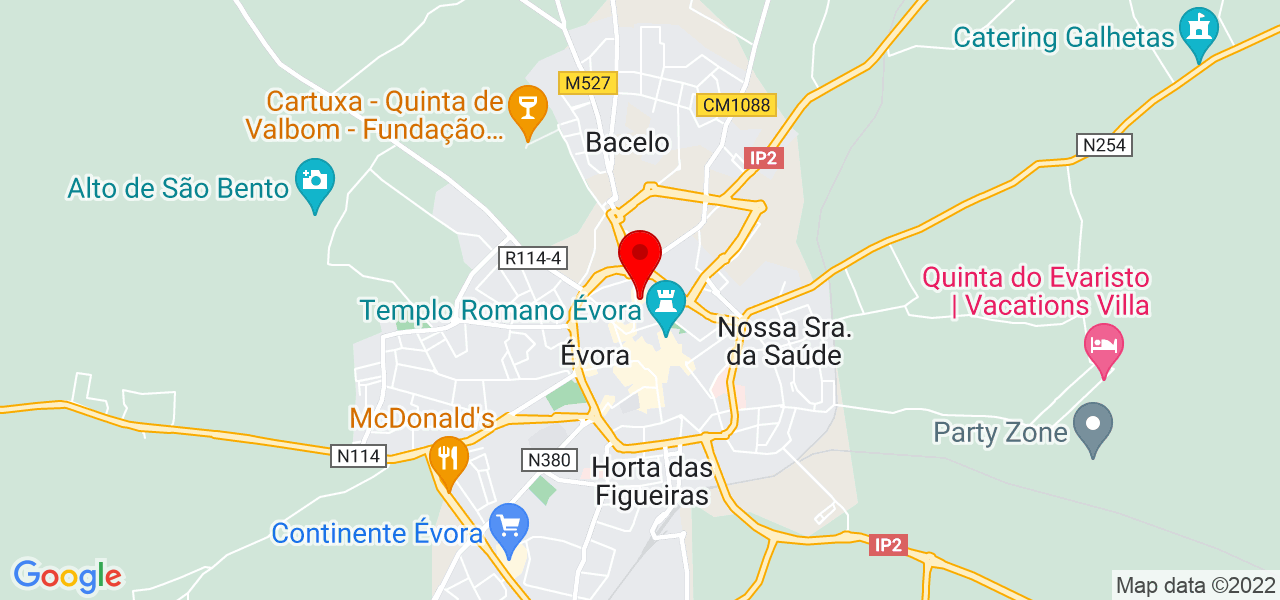 Rita - Évora - Évora - Mapa